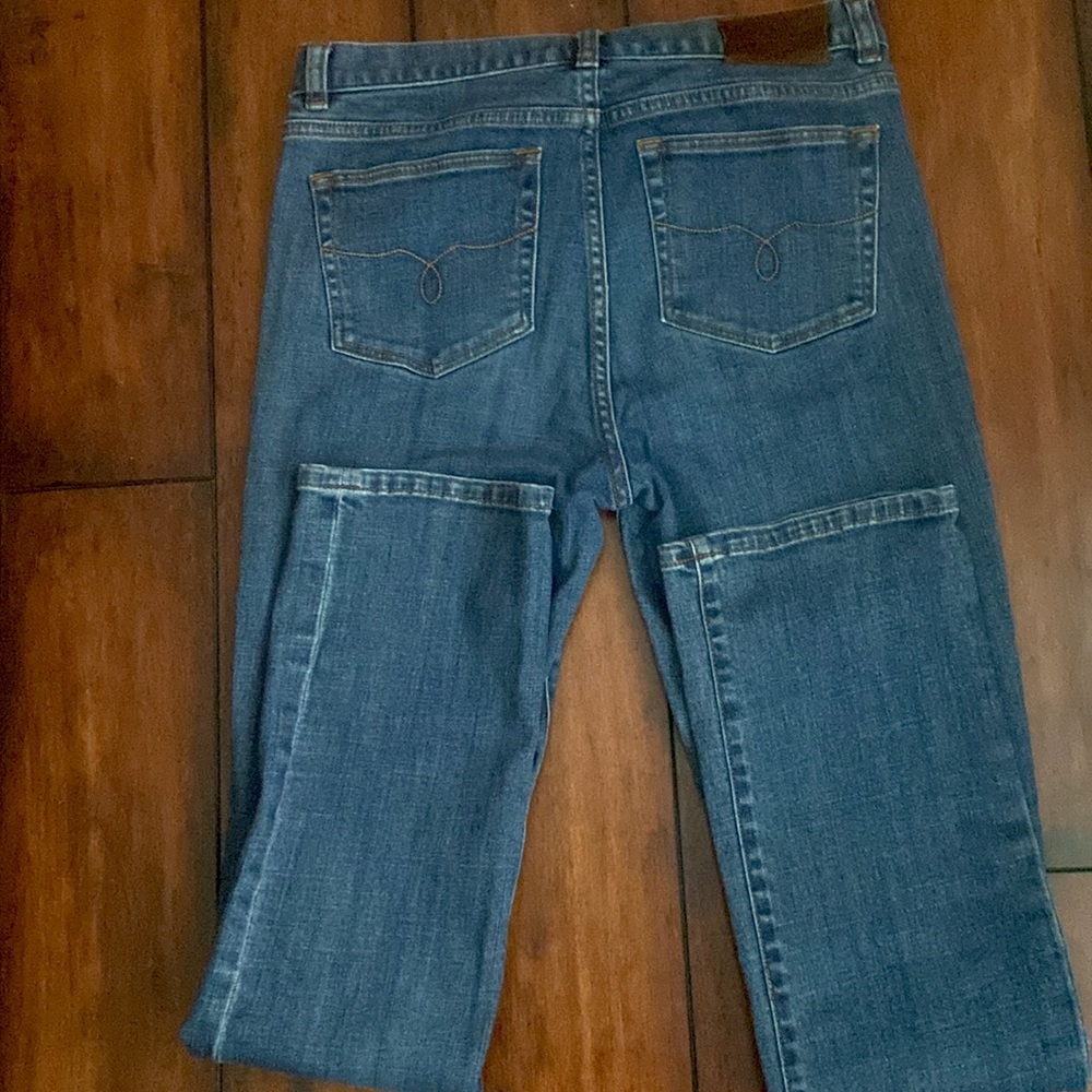 Lauren jeans, high-rise, waist 30”, hip 36”, inseam 31” Boot cut! - Picture 2 of 5